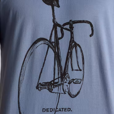 T-shirt Stockholm Pencil Bike Steel Blue
