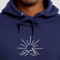 Hoodie Falun Mountain Line Navy