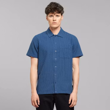 Shirt Brantevik Work Stripe Dark Blue