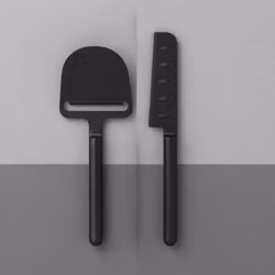 Pebble Cheese Knife Black