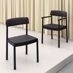 Timb Chair - Black Leather