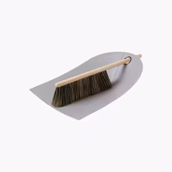 Dustpan & Broom - Light Grey