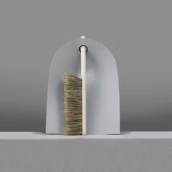 Dustpan & Broom - Light Grey