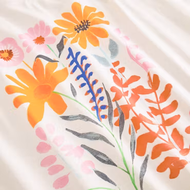 T-shirt Visby Summer Flowers Off-White