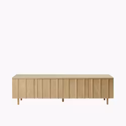 Rib Sideboard Low Oak