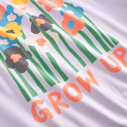 T-shirt Vadstena Grow Up Thistle Purple