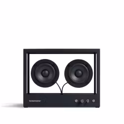 Small Transparent Speaker - black