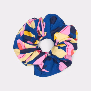 Scrunchie Tropical Collage Multi Color
