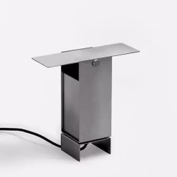Pivoting Table Lamp - Stainless Steel