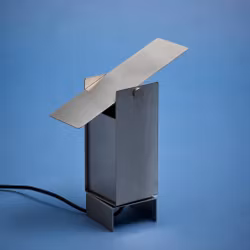 Pivoting Table Lamp - Stainless Steel