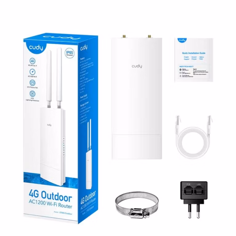 4G-modem/router - Landbrukskamera solide og IP sertifiserte kamera