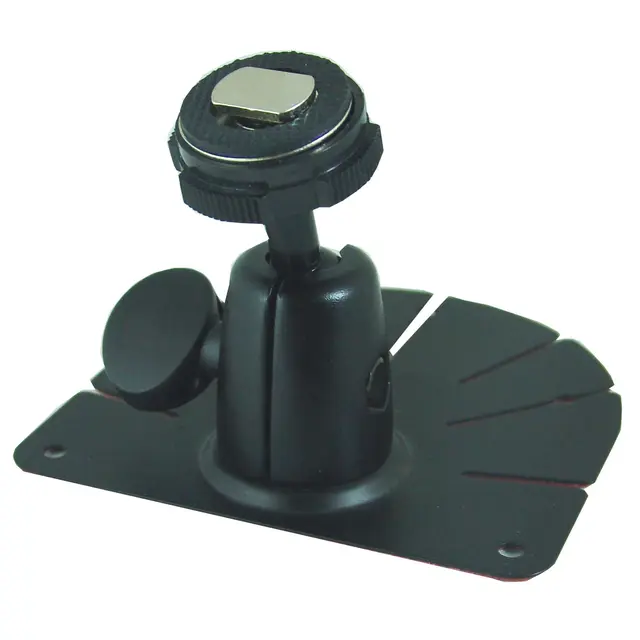 Festebrakett til skjerm med tape (Kan også skrues fast) Har kuleledd