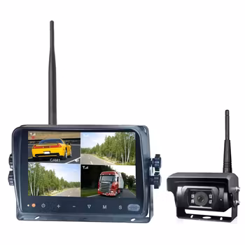 7" trådløst HD ryggekamerasett