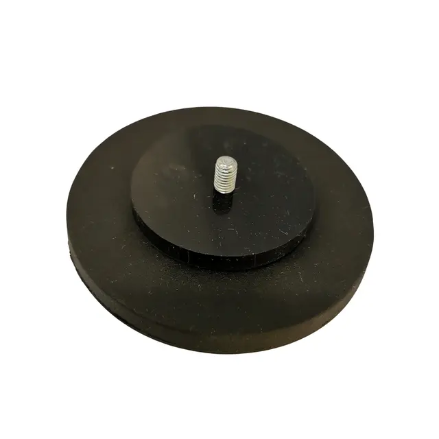 Kraftig gummiert magnet 42 kg styrke M6