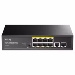 Cudy Gigabit PoE Switch med 8 porter