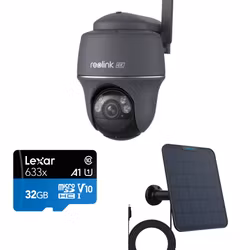 Reolink GO PT Ultra Grey PAKKE (Ink 6w Solcelle og 32gb minnekort)