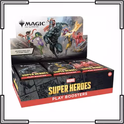 Magic: The Gathering - Marvel Super Heroes Play Booster Display