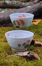 Frukost-skål med handmålade motiv