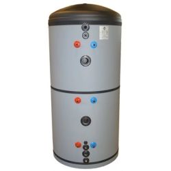 Ackumulatortank 500 liter, 3 slingor – 15 m vv, 9,5 m fv, 15 m sol