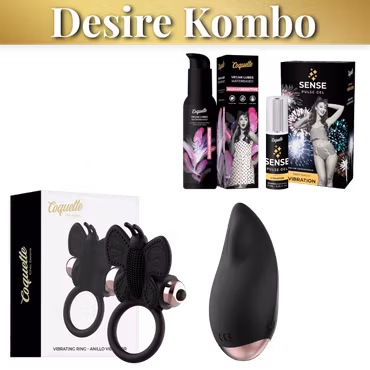 COQUETTE Butterfly Ring, Clit Stimulator, Premium Lube & Pulse Gel