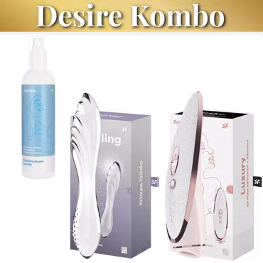 SATISFYER Prêt-à-porter, Dazzling Crystal 1 & Disinfectant Spray