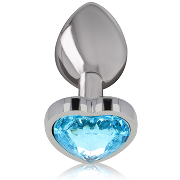 INTENSE Metal Anal Plug blue heart