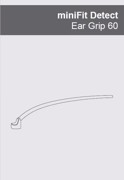 Bernafon Stödvinge, Ear Grip, MiniFit Detect