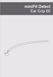Bernafon Stödvinge, Ear Grip, MiniFit Detect