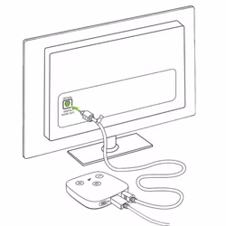Unitron Toslink till 3,5 mm kabel för TV Connector Easy Line