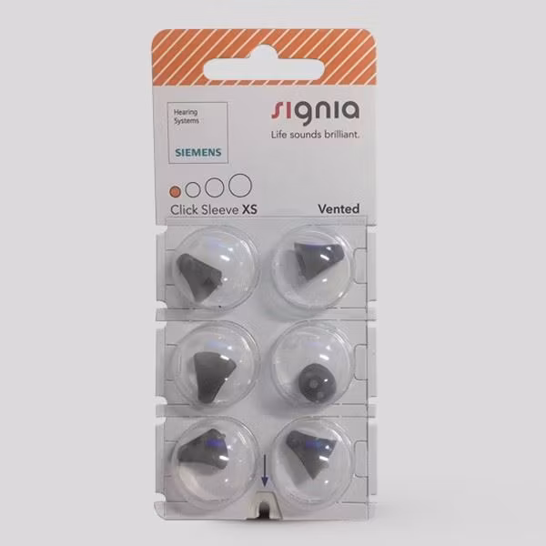 Signia Vented Click Sleeve (6st)