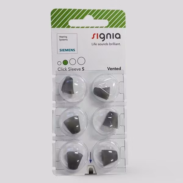 Signia Vented Click Sleeve (6st)