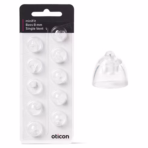 Oticon Dome Bass Single Vent Minifit