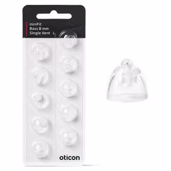 Oticon Dome Bass Single Vent Minifit