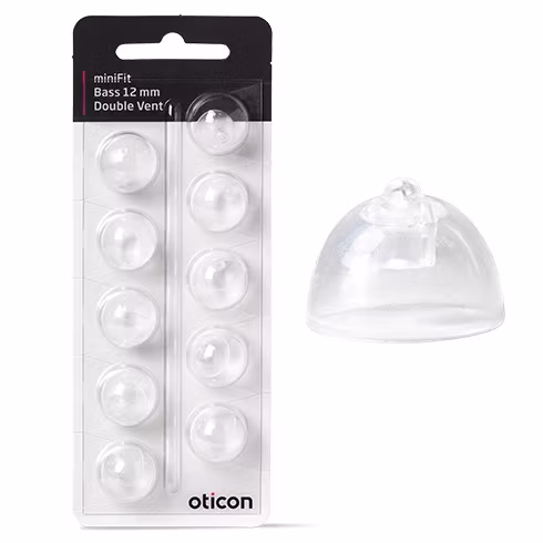 Oticon Dome Bass Double Vent Minifit