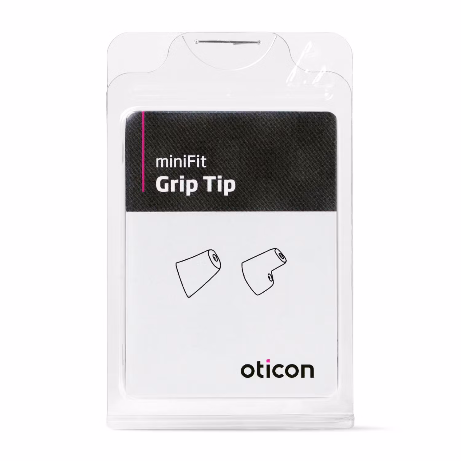 Oticon Grip Tip MiniFit 2,4 vent