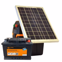 Solenergipaket Gallagher S220 (Aggregat+Solpanel+Batteri)