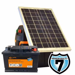 Solenergipaket Gallagher S220 (Aggregat+Solpanel+Batteri)
