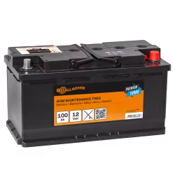 Batteri Gallagher Premium Turbo AGM 12V/100Ah - 353x175x190