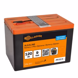 Batteripaket Gallagher Alkaline 9V/120Ah
