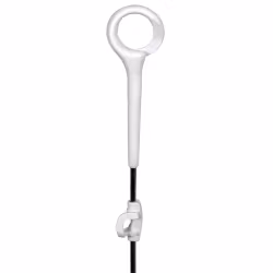 Fjäderstålstolpe Gallagher Multitråd 110cm vit, 10-pack