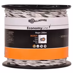 Elreb Gallagher PowerLine EKO hvid, 200m