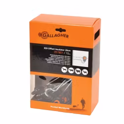 Offset afstandsholder Gallagher XDI ringisolator 18 cm - 10 stk