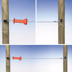 Gallagher elastisk rebled multipack 4 stk 3 til 6 m