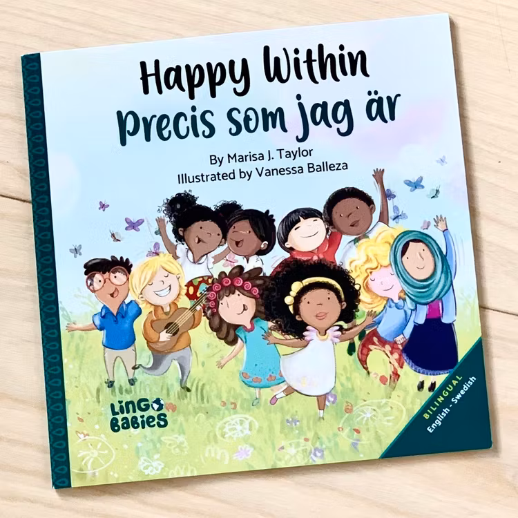 Happy within - Precis som jag är (tvåspråkig bok)