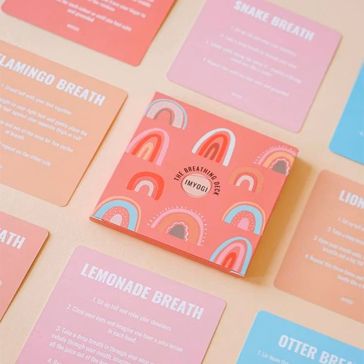 Breathing Yoga Cards for kids