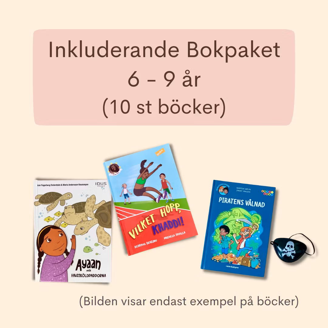 Inkluderande barnböcker som bidrar med mer mångfald på förskolan och i den pedagogiska miljön.