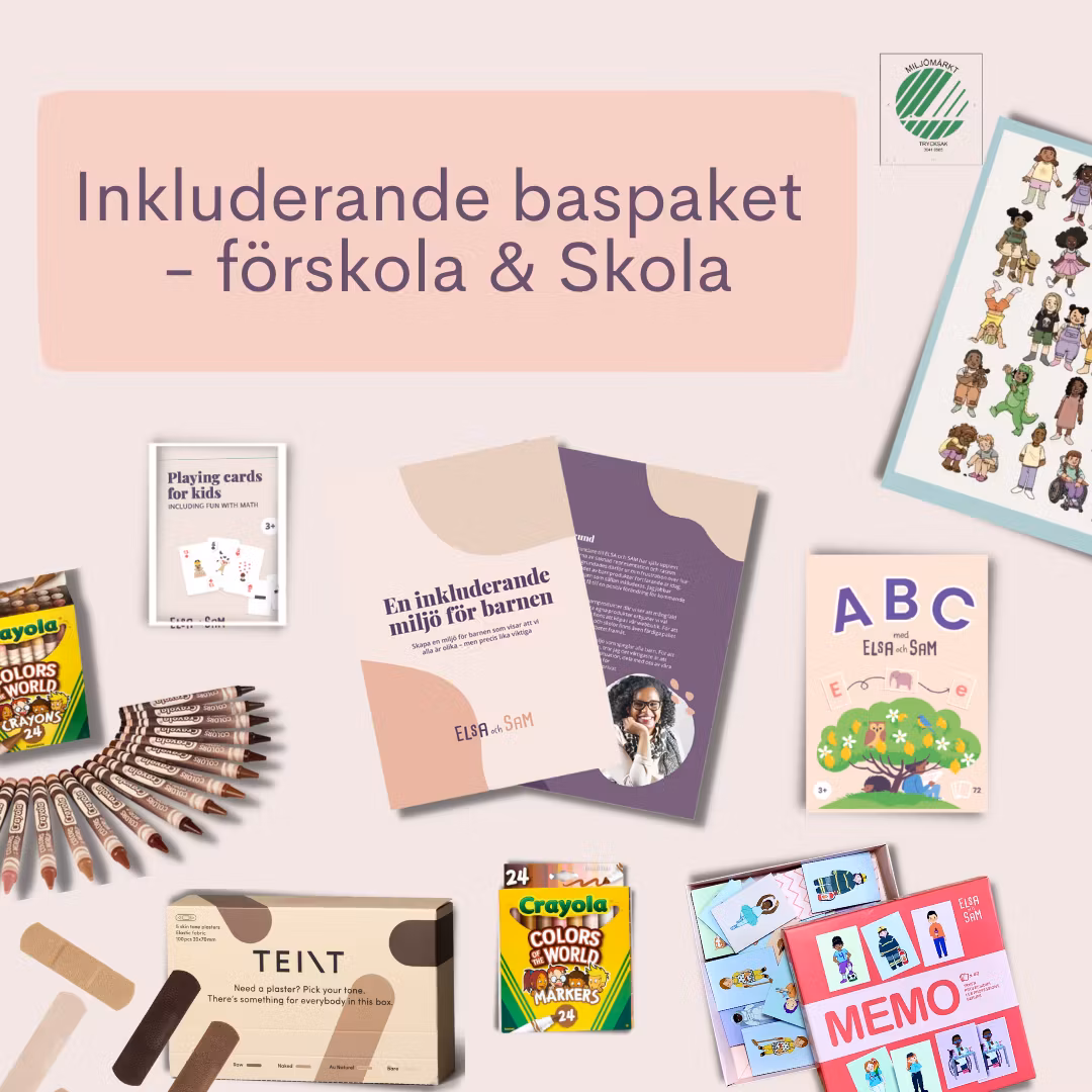 Bild på Inkluderande produkter som bidrar till mångfald på förskolan i den pedagogiska miljön.
