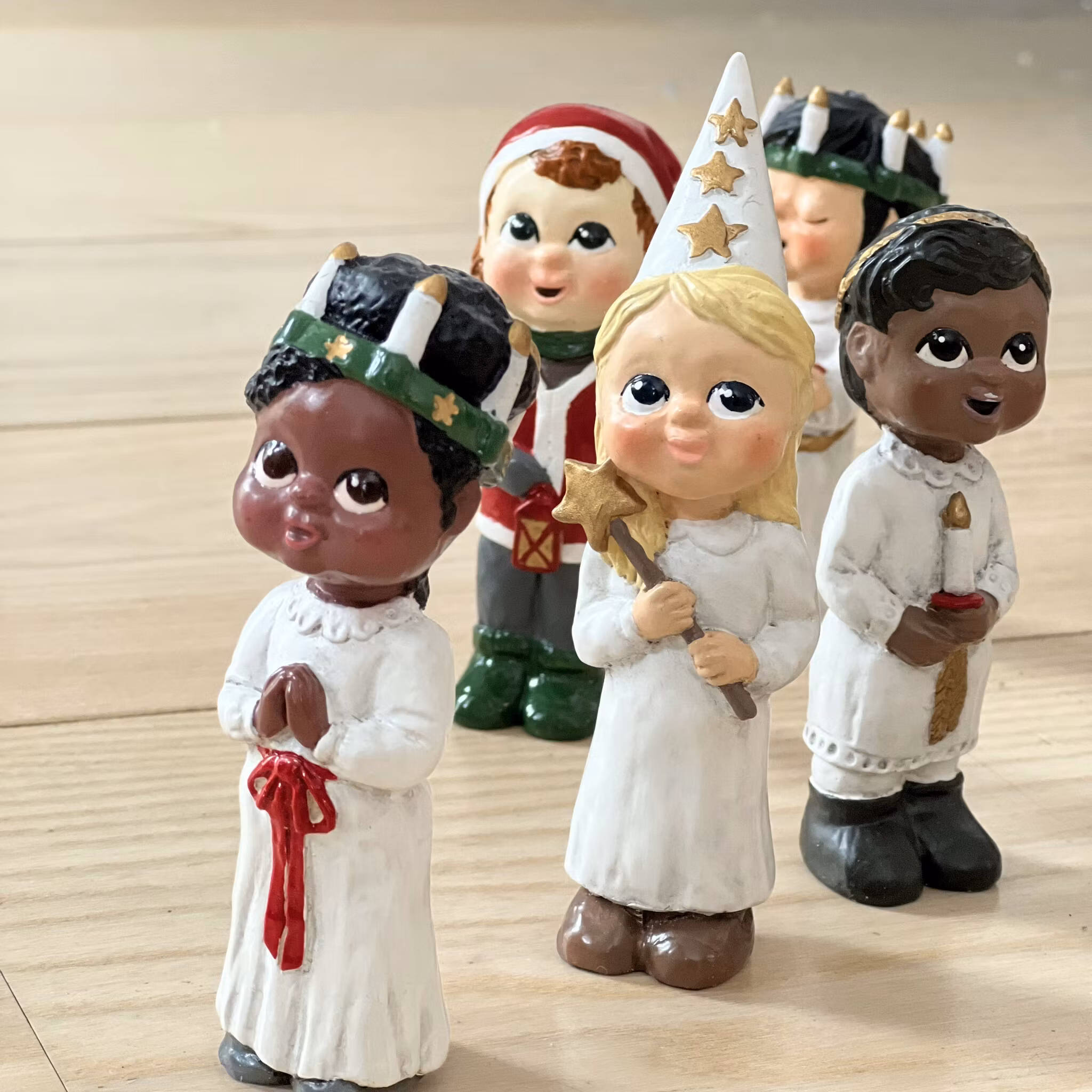 Luciatåg (5 figurer)