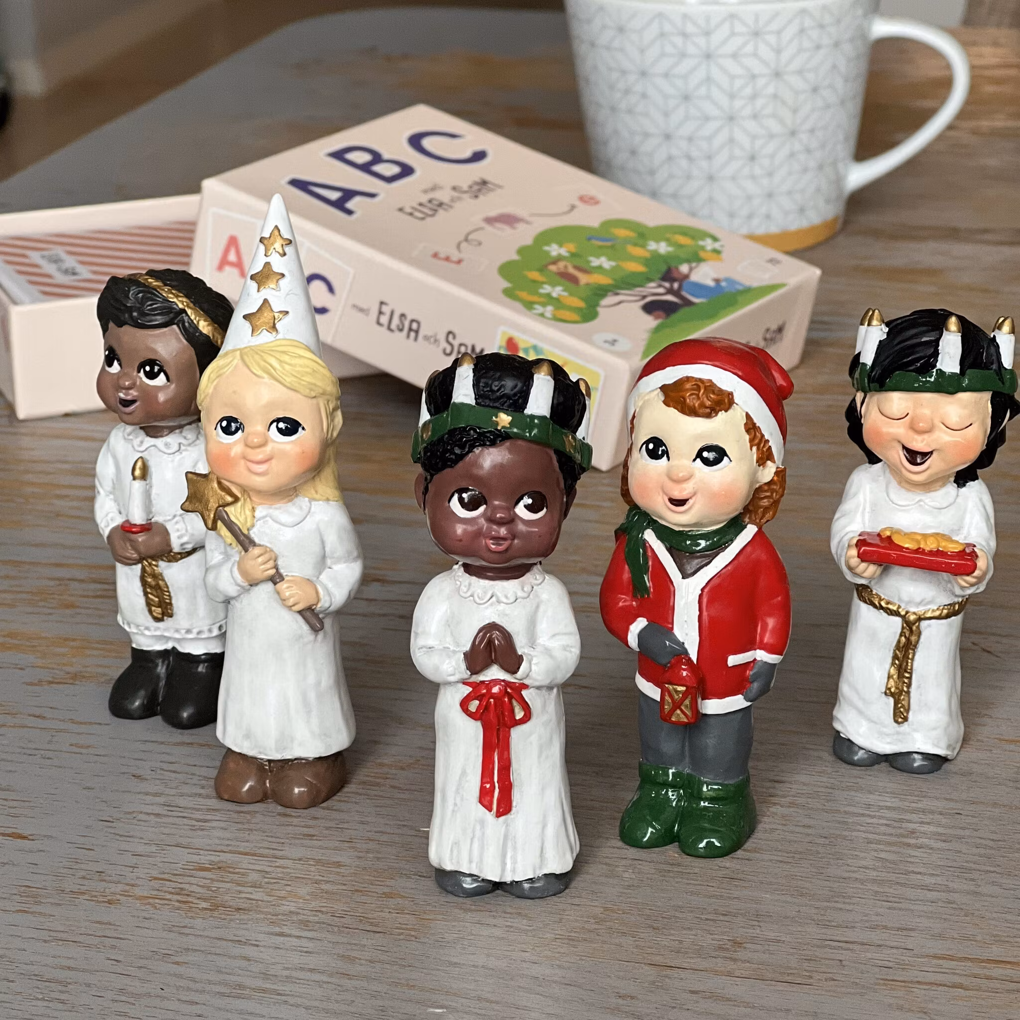 Luciatåg (5 figurer)