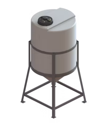 Tank med konisk botten 208 lit.